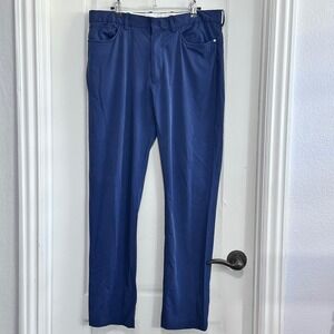 RLX Ralph Lauren Mens Lightweight Golf Pants Navy Straight Fit 33x32 Performance